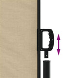 Retractable Side Awning Beige 120x1200 cm 4004795