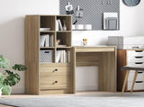 Desk with Drawer with Shelf with Storage 2 pcs Sonoma Oak 3337299