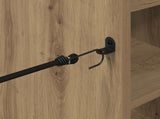 Golf Cabinet with Wheel Plain Artisan Oak 120 x 45 x 98 cm 899478