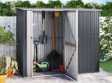 Garden Shed Anthracite 180.5x97x209.5 cm Galvanised Steel 150905