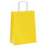 ZNTS Paper Bags 250 pcs with Handles Yellow 21x11x28 cm 4102007