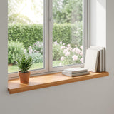 Window Sills 2 pcs Light Brown 70 x 40 x 2 cm Solid Beech Wood 42048199