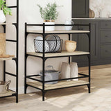Kitchen Trolley Sonoma Oak 65x40x86.5 cm Engineered Wood 842397