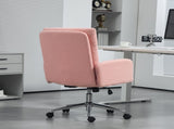 91-99cm Sherpa Fleece Office Chair - Pink T3398P329467