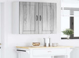 Wall Cabinet PORTO Grey Sonoma 80 x 31 x 80 cm Engineered Wood 885411