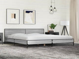 Bed Frame without Mattress Grey Sonoma 200x200 cm 3280020