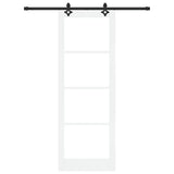 Sliding Door ORKDAL White and Black 83 x 232 cm 3332170