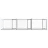 Dog Cage with Doors Grey 6x2x1.5 m Galvanised Steel 3209574