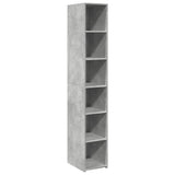 Highboard Concrete Grey 30x41x185 cm Engineered Wood 846414