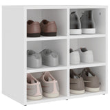 Shoe Cabinet White 52,5x30x50 cm 808684