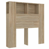 Headboard Cabinet Sonoma oak Engineered wood Medium Bed Headboard 811910