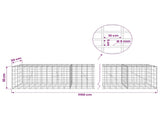 Gabion with 5 mm Wire and 5x10 cm Mesh 1150x20x50 cm 3464537