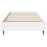 Bed Frame White 80 x 200 cm Engineered Wood 8009043