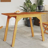 Garden Dining Table 110x56x75 cm Solid Wood Acacia 366372
