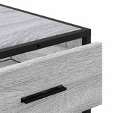 Drawer Cabinet Grey Sonoma 70x41x56 cm Engineered Wood 849077