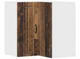 Wall Corner Cabinet LUCCA Old Wood 57 x 57 x 80 cm 885083