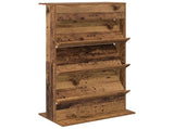 Magazine Rack Old Wood 70 x 41 x 126 cm Engineered Wood 899533