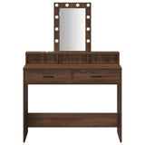 Dressing Table Brown 100 x 41 x 140 cm Engineered Wood 865178