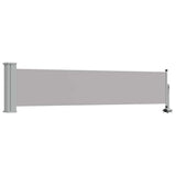 Patio Retractable Side Awning 60x300 cm Grey 48354