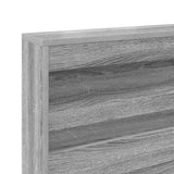 Storage Headboard with Shelf Grey Sonoma 90 cm Engineered Wood 3335458