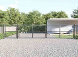 Mesh Garden Gate Anthracite 500x125 cm Galvanised Steel 154549