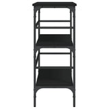 Console Table Black 100x32x75 cm Engineered Wood 839048