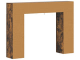 Fireplace Surround Smoked Oak 102 x 18 x 100.5 cm 8006602
