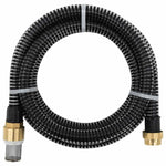 Suction Hose with Brass Connectors Black 1.1" 20 m PVC 151066