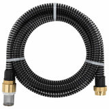 Suction Hose with Brass Connectors Black 1.1" 20 m PVC 151066