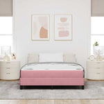 ZNTS Pink 160 x 200 cm Velvet 3398706