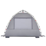 ZNTS Beach Tent 2-Person Grey Quick Release Waterproof 4005301
