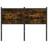 Replace Headboard Smoked Oak 120 cm Engineered Wood and Steel 4007698