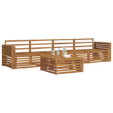 Outdoor Sofa Set 5 pcs Natural Solid Acacia Wood 3372984