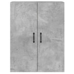 Wall Mounted Cabinets 2 pcs Concrete Grey Engineered Wood 3197884