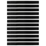 Self-adhesive Door Brush Seals 12 pcs Silver 100 cm 42019484