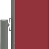 Retractable Side Awning Red 140x1000 cm 318029