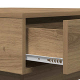 Coffee Table Artisan Oak 90 x 90 x 28 cm Engineered Wood 868803