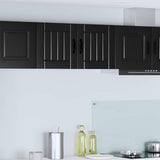 Wall Cabinet LUCCA Black 40 x 31 x 40 cm Engineered Wood 884876