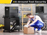 Three-Part Steel Locking Tool Chest - Black T3398P425128
