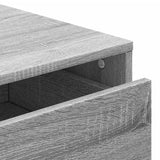 Corner Chest of Drawers Grey Sonoma 60x41x58 cm Engineered Wood 852848