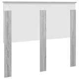 Headboard with Headboard Grey Sonoma 135 cm Engineered wood 887776