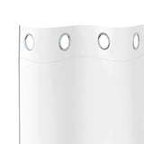 Blackout Curtains with Rings 2 pcs Pure White 225 x 140 cm 4107385