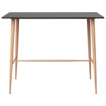 5 Piece Bar Set Black 3057462