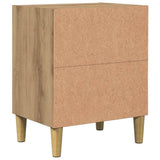 Bedside Cabinets 2 pcs Artisan Oak 40x30x50 cm Engineered Wood 856419