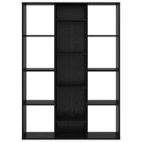 Room Divider Black Oak 100 x 24 x 140 cm Engineered Wood 875012