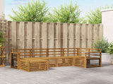 Sofa Sets 6 pcs Natural Solid Acacia Wood 3375099
