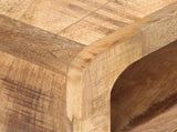 TV Cabinet 117x30x41 cm Solid Rough Mango Wood 321042