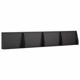 Retaining Wall 4 pcs 60 x 12 x 30 cm Steel Black 3449072