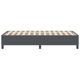 Platform Bed Frame Dark Grey 80 x 200 cm Fabric 3337378