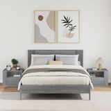 Wall-mounted Bedside Cabinets 2 pcs Grey Sonoma 45x30x35 cm 848322